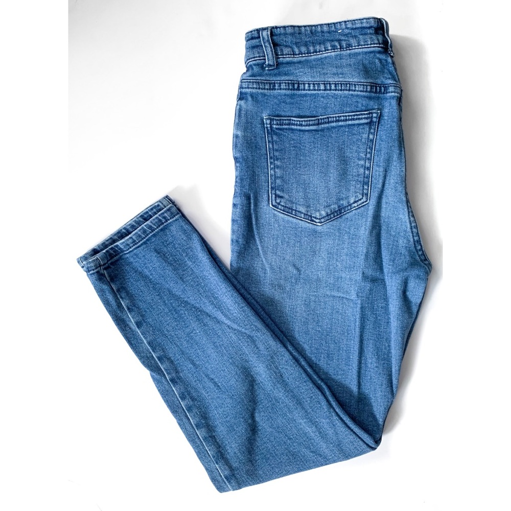 POPSUGAR High Rise Ankle Straight Leg Jeans 6